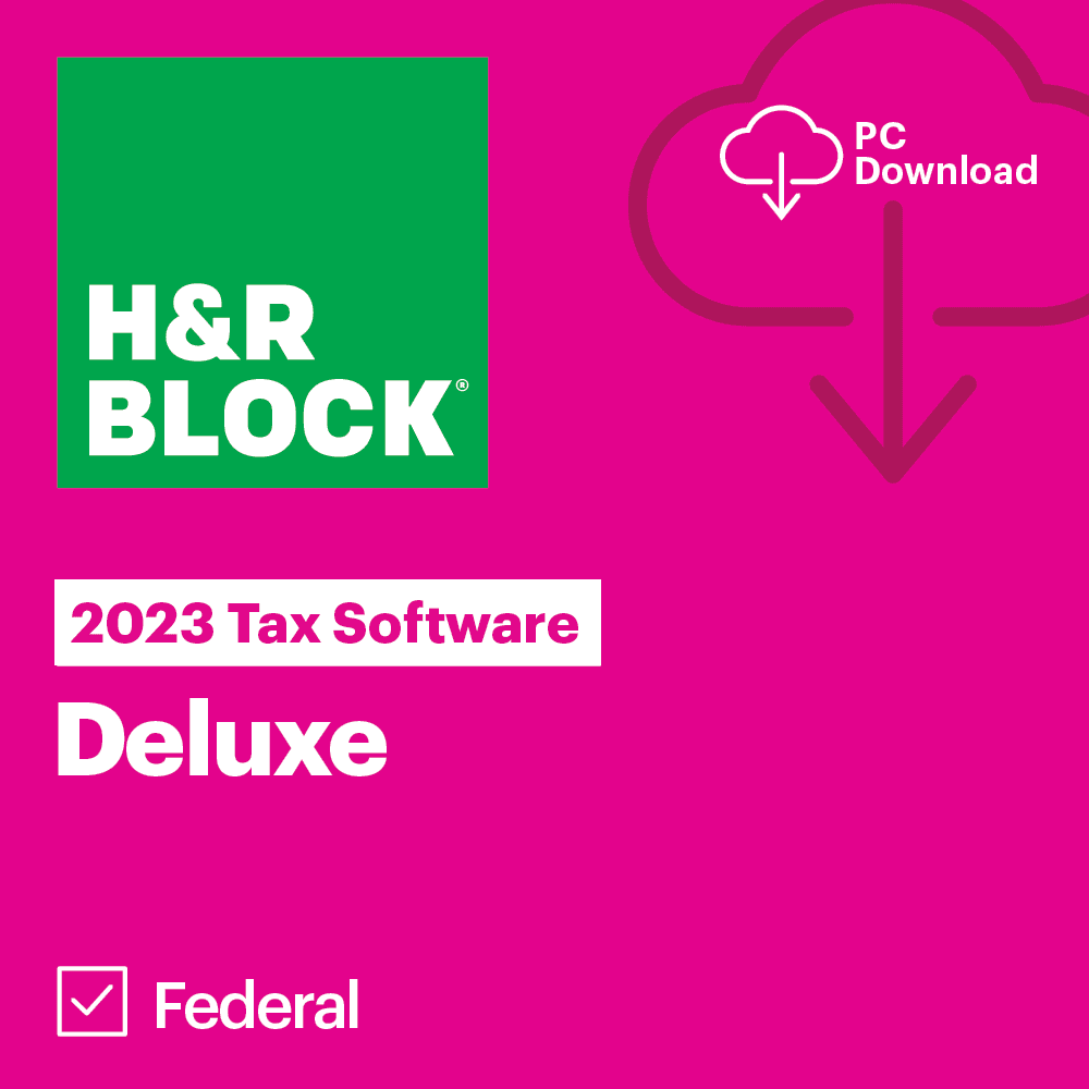 Tax Software Deluxe 2023 for 1 User, Windows M87663