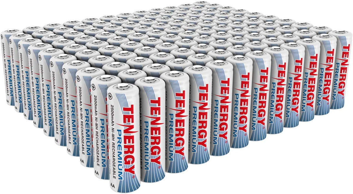 Rechargeable AA Batteries 2500mAh NiMH 120 Pack U294724