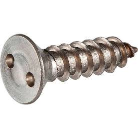 Qty 2 #10 x 3/4x22 Security Spanner Sheet Metal Screw Flat Head 18-8 Stainless Steel J632
