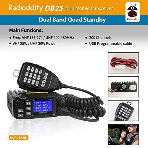 Dual Band VHF UHF 25W Mobile Radio H76257