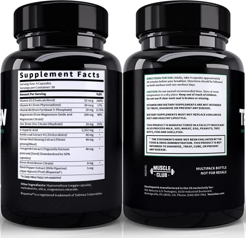 Male Vitality Supplement 3-Month Supply U176003