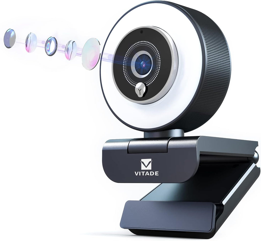 Streaming Webcam with Ring Light F19566