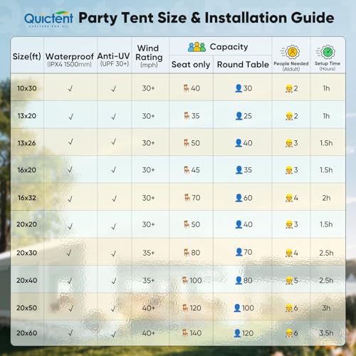 20x20 Heavy Duty Outdoor Canopy Tent with Storage Bags M2403
