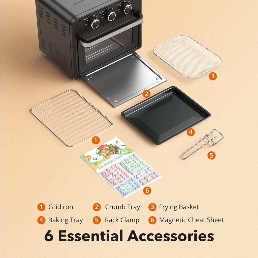 1700W 14.8 Quart 9 in 1 Air Fryer Oven J9932
