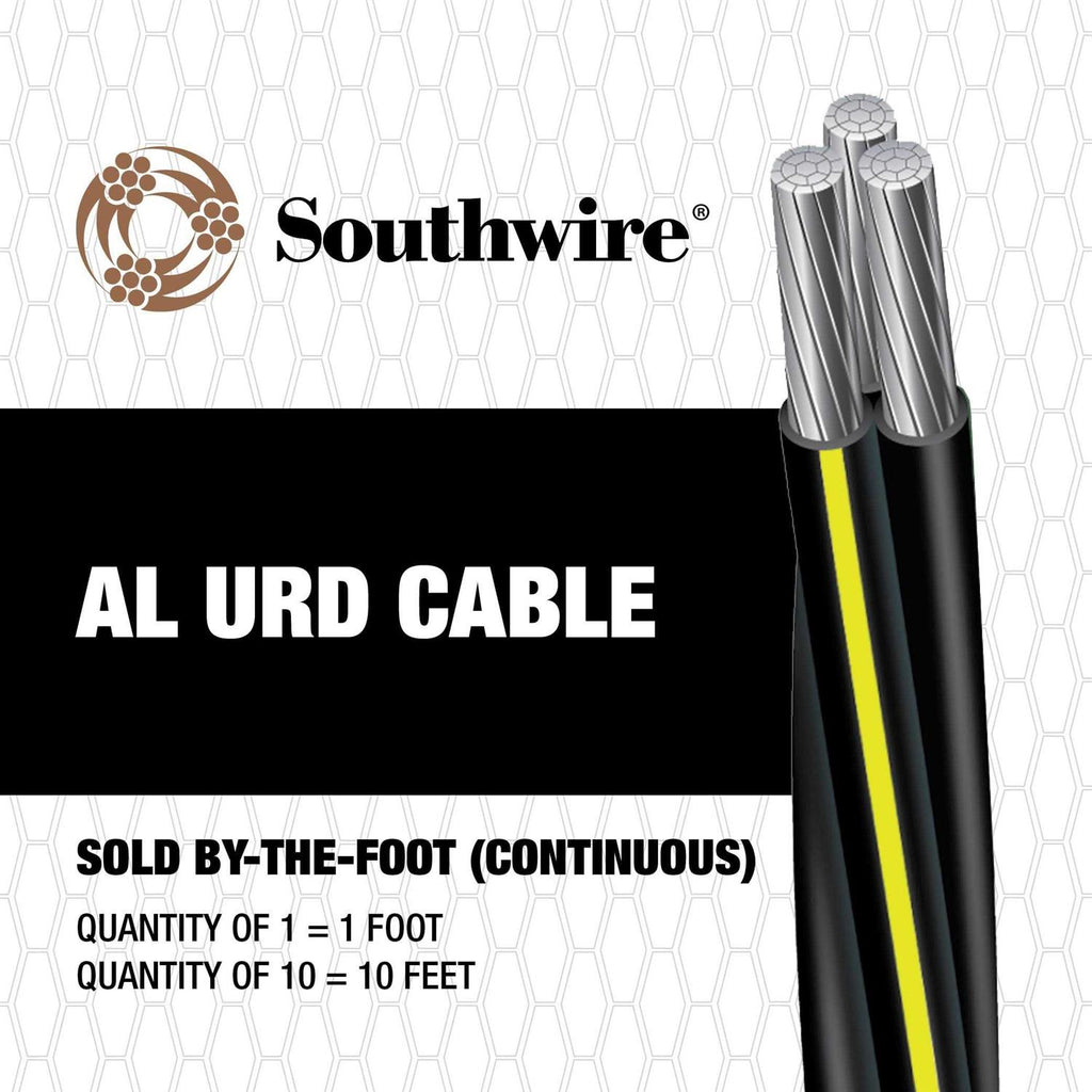 4/0-4/0-2/0 Aluminum URD Service Entrance Cable U635546