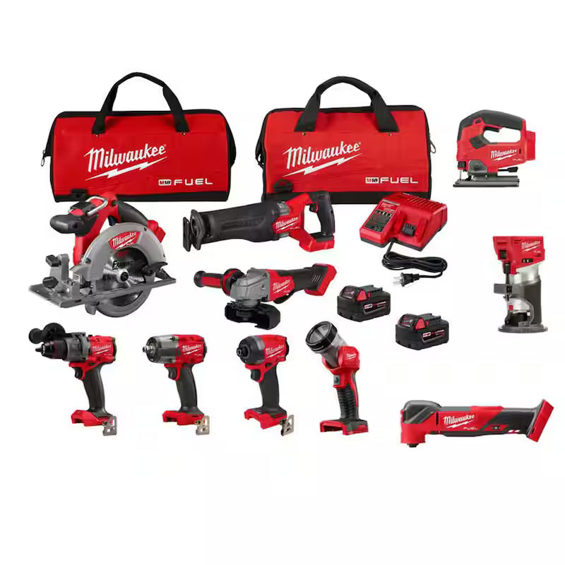 18V Lithium-Ion Brushless Cordless Combo Kit with 5.0Ah Batteries and Charger X63357