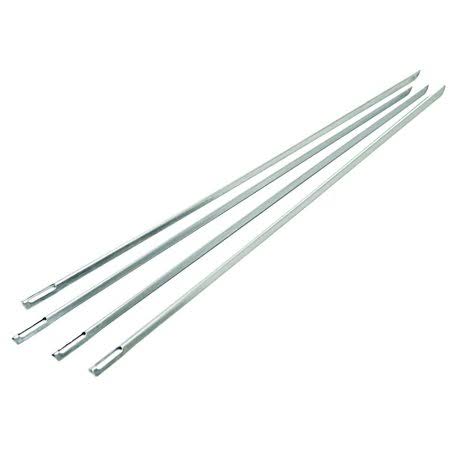 Stainless Steel Skewers 4 Piece, 15 in Z541