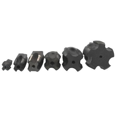 6 Piece High Speed Steel NPT Pipe Tap Set U4943