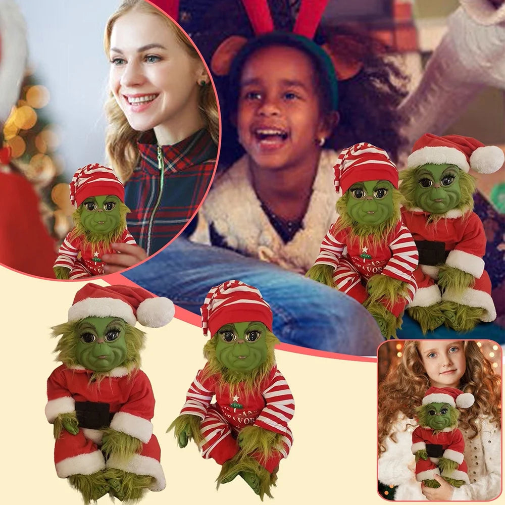 Grinch Stuffed Plush Elf Doll A4087