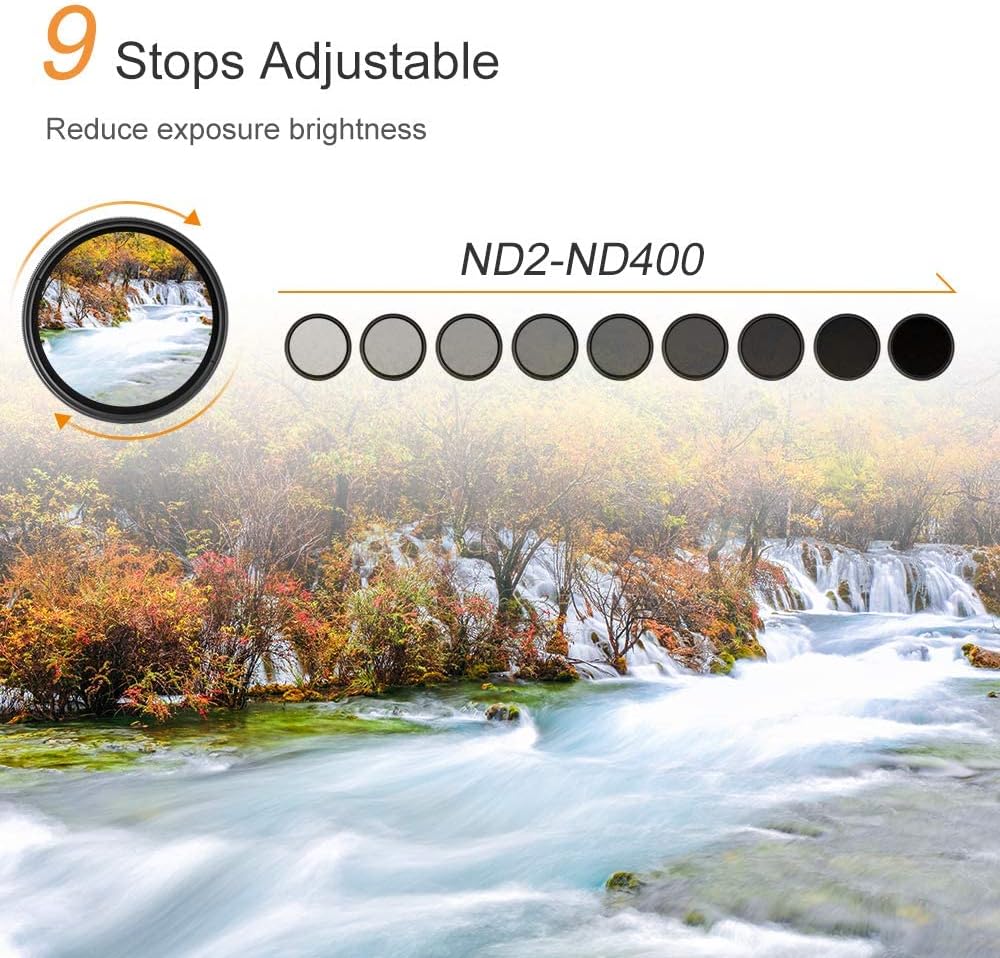 52mm Variable ND Filter ND2-ND400 K915508