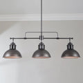 3-Light Kitchen Island Linear Industrial Pendant G155745