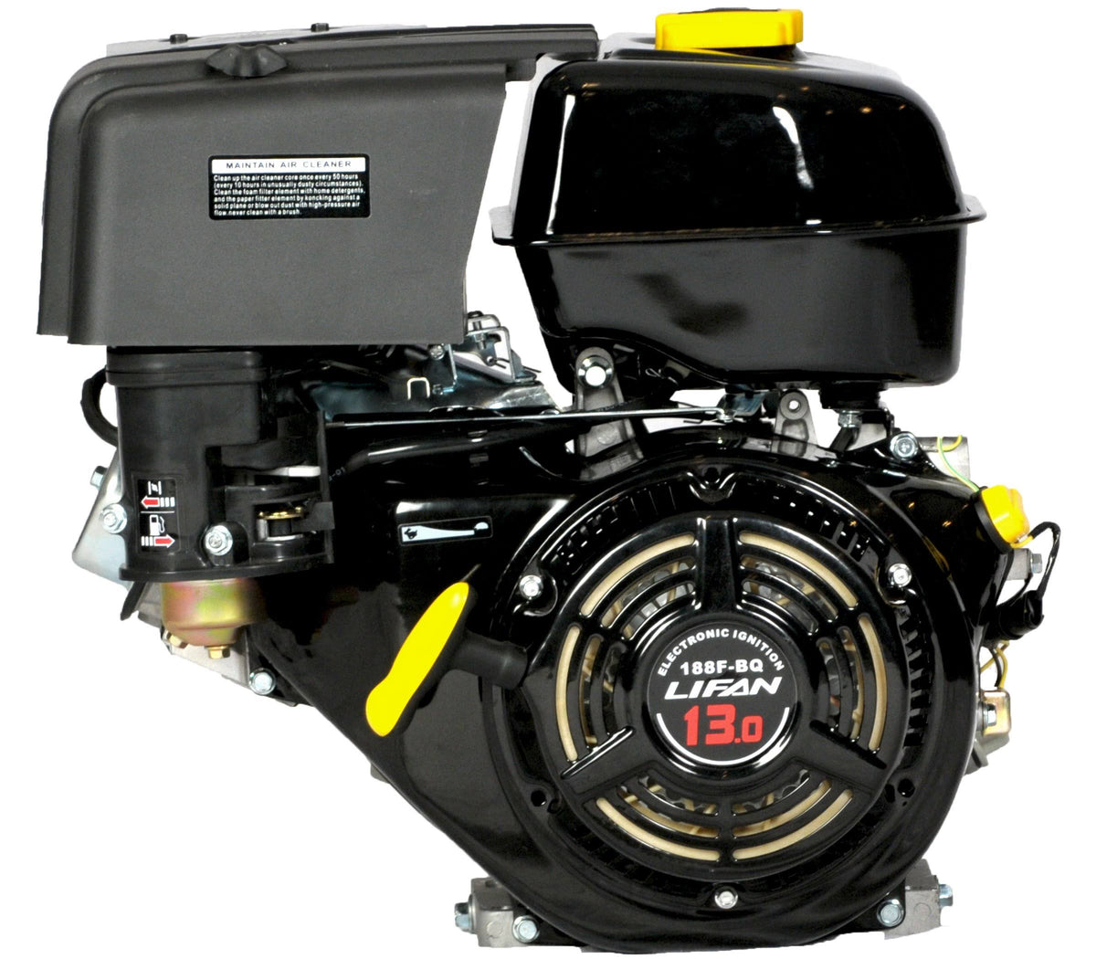 1 in. 13 HP 389cc OHV Electric Start Horizontal Keyway Shaft GAS Engine N49480