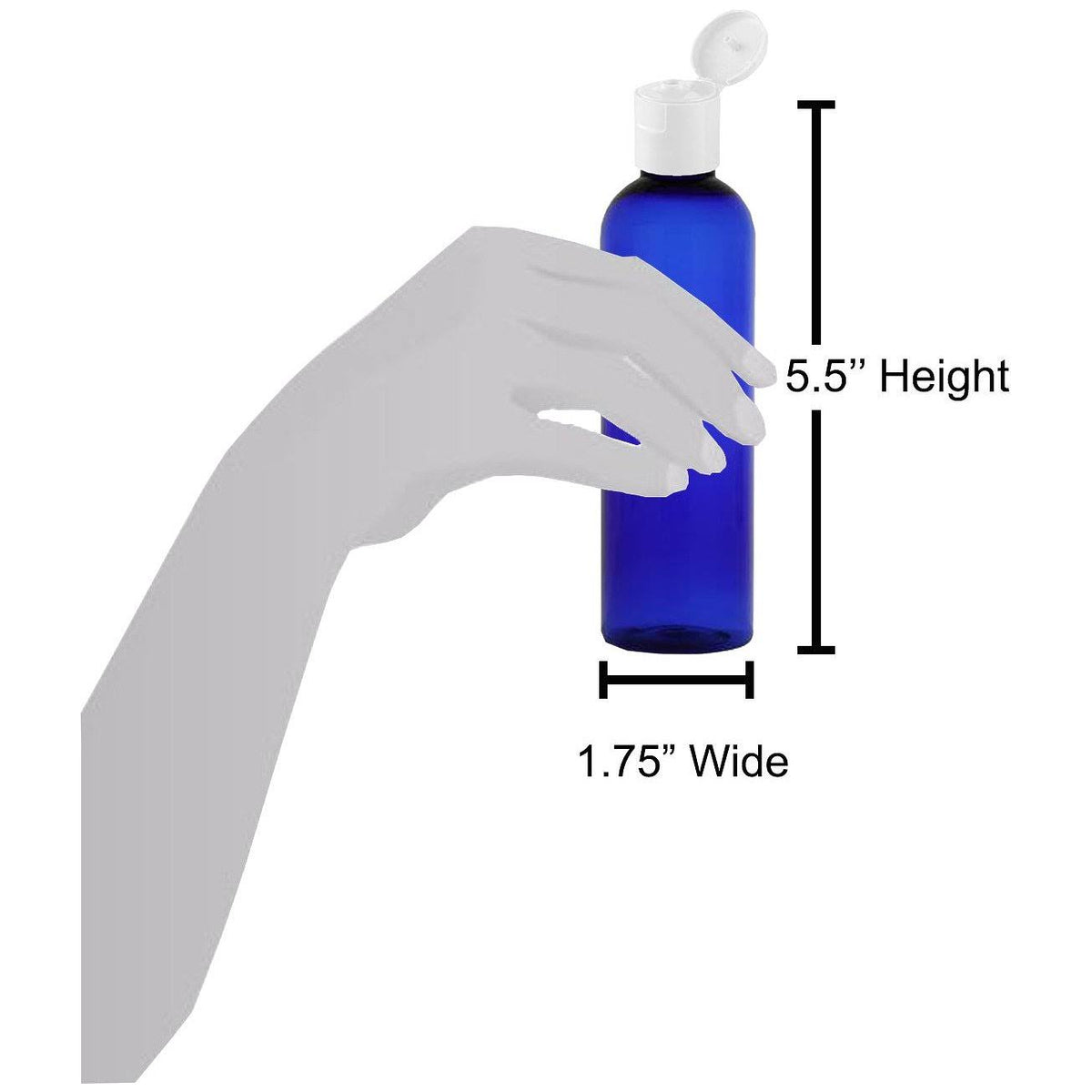 4 oz BPA Free Squeezable Travel Bottles L7162