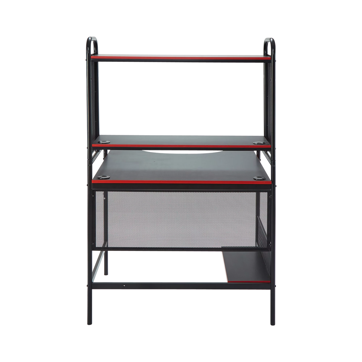 Black/Red Gaming Desk V8687