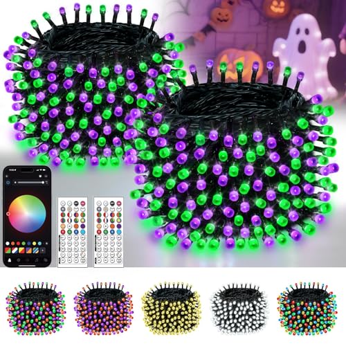 Color Changing App Control RGB LED String Light 2Pack 164FT 400LED U321194