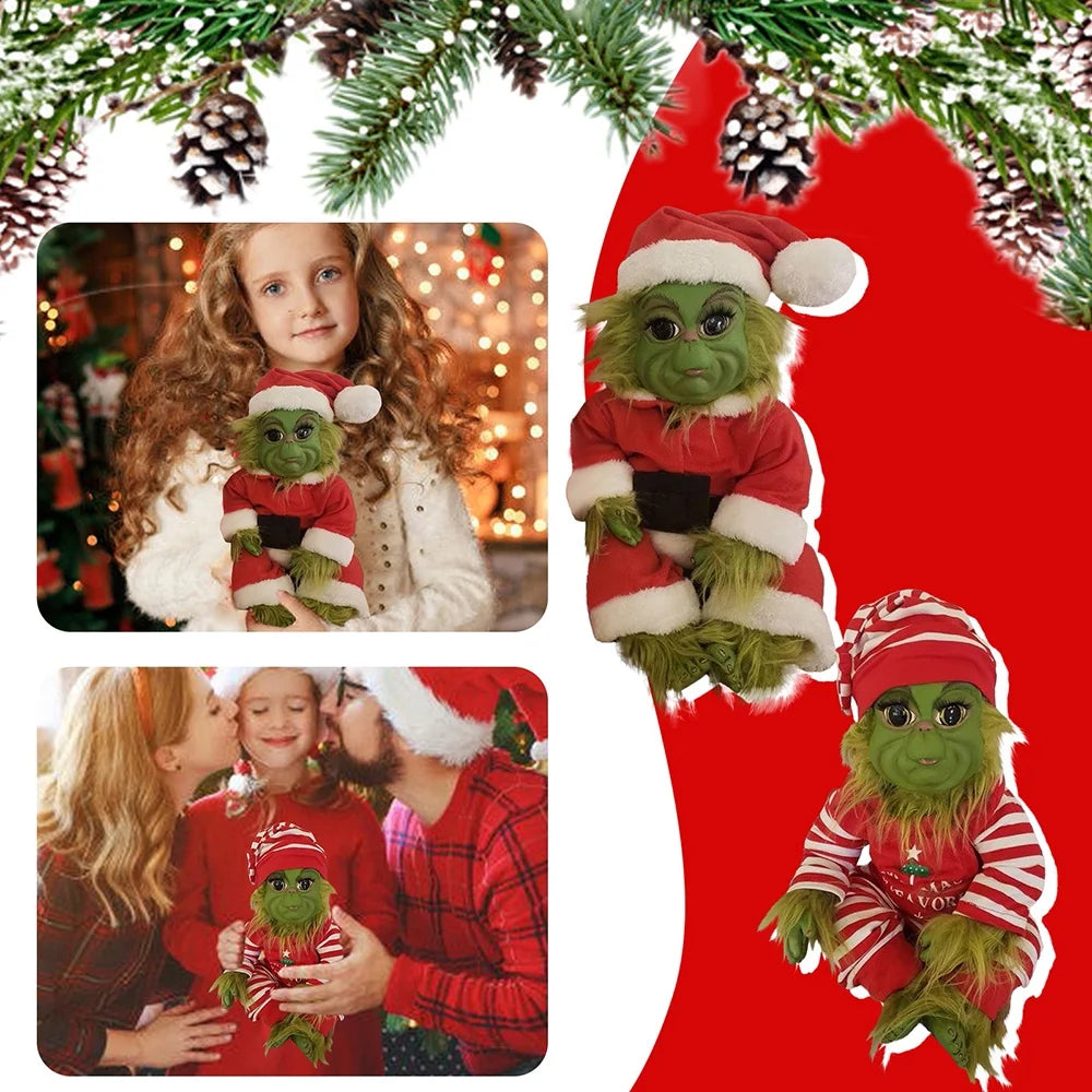 Grinch Stuffed Plush Elf Doll A4087