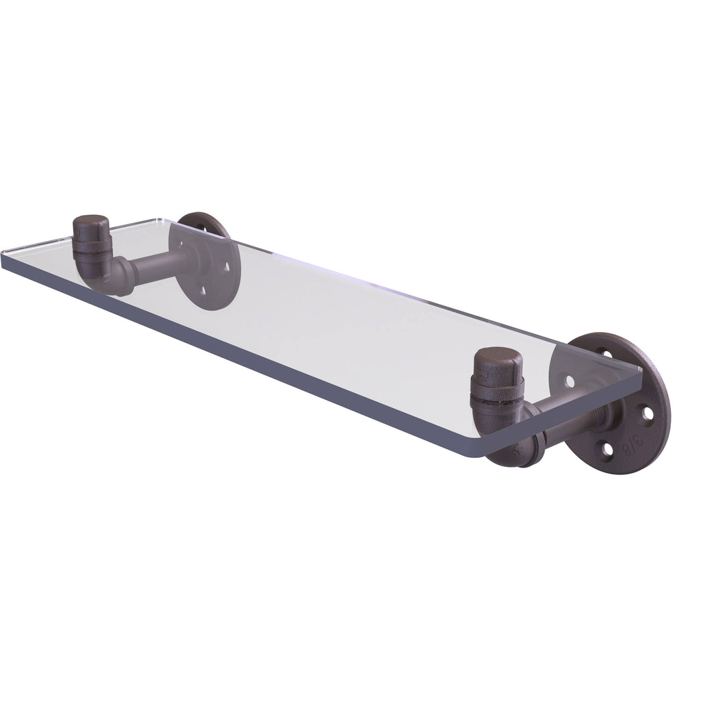 Satin Nickel Glass Shelf V4032