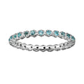 Sterling Silver Blue Topaz Ring M523477