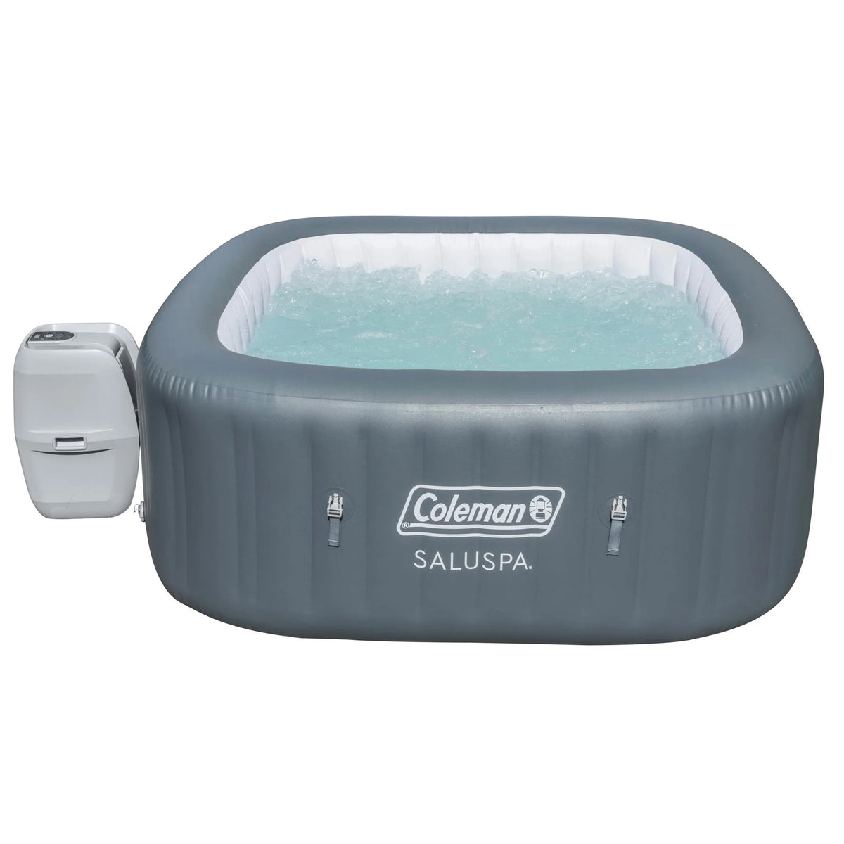 6 Person Inflatable Hot Tub with Spa Cover U7310
