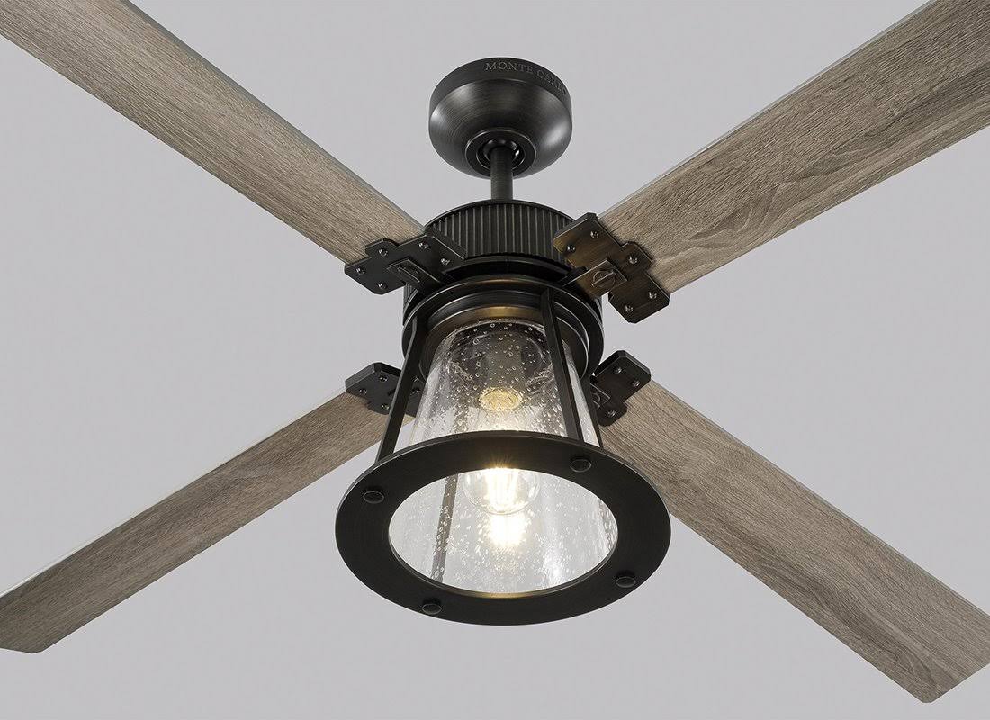 Midnight Black LED Ceiling Fan O7893