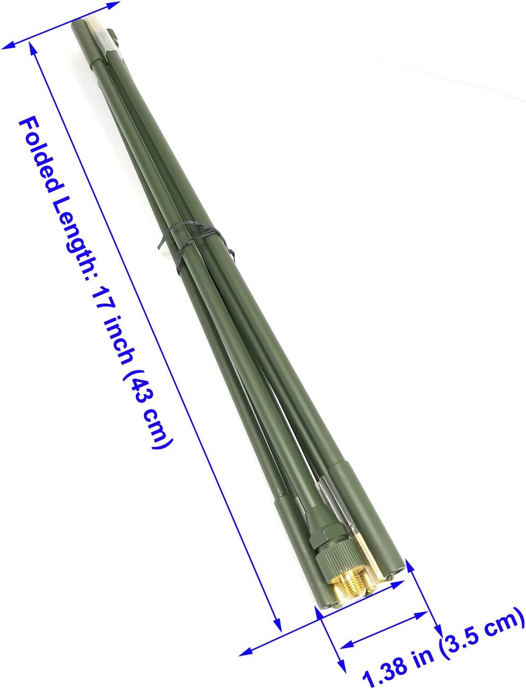 Collapsible 7 Element Whip Antenna 285 CM Length H1368
