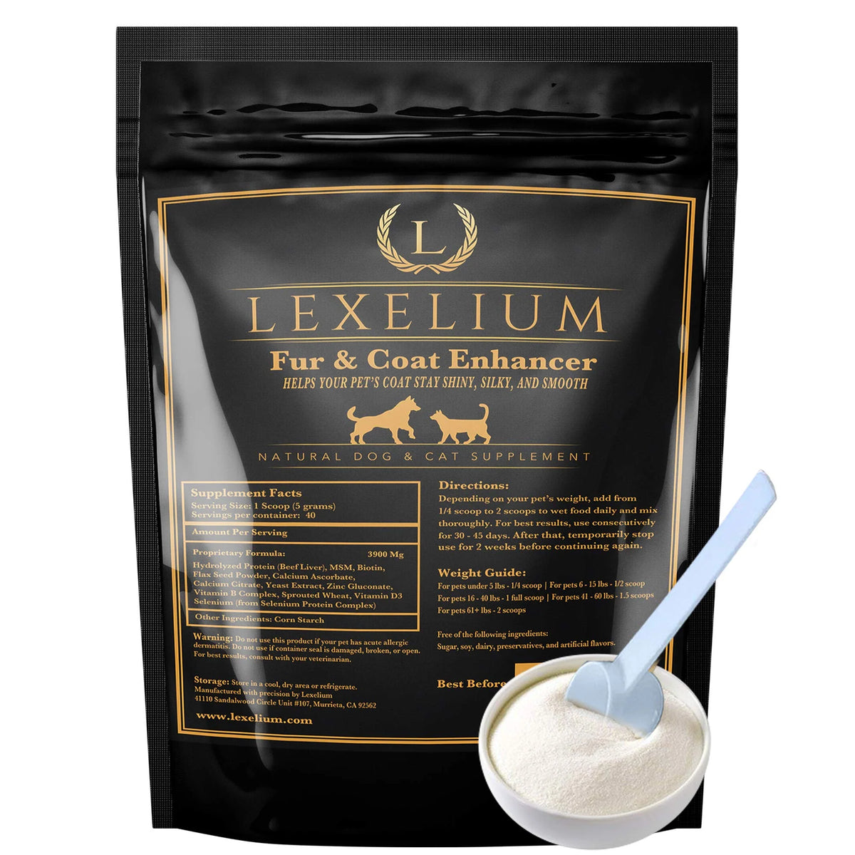 Dermatitis Skin and Coat Supplement for Dogs and Cats T6901
