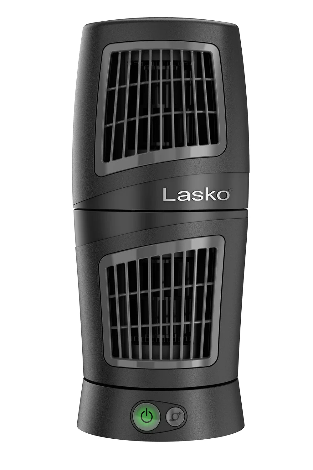 12 Twist-Top Desktop Tower Fan with 3 Speeds, Black X678