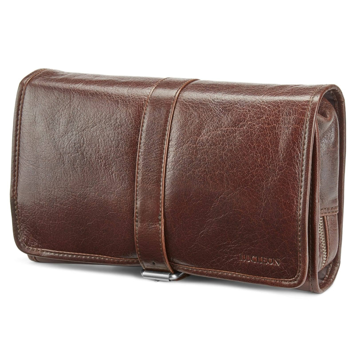 Brown Leather Wash Bag K53626