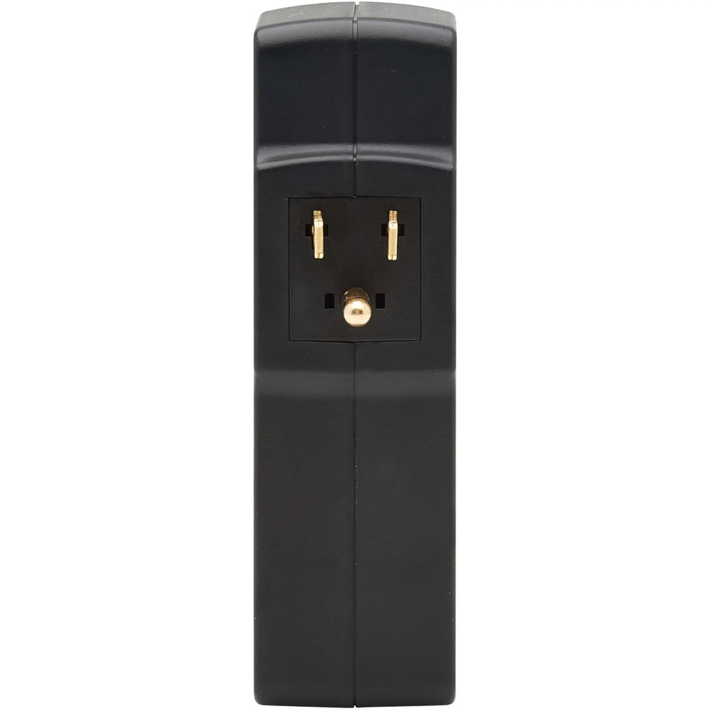 3-Outlet Surge Protector 2 USB Charging Ports Black P8136