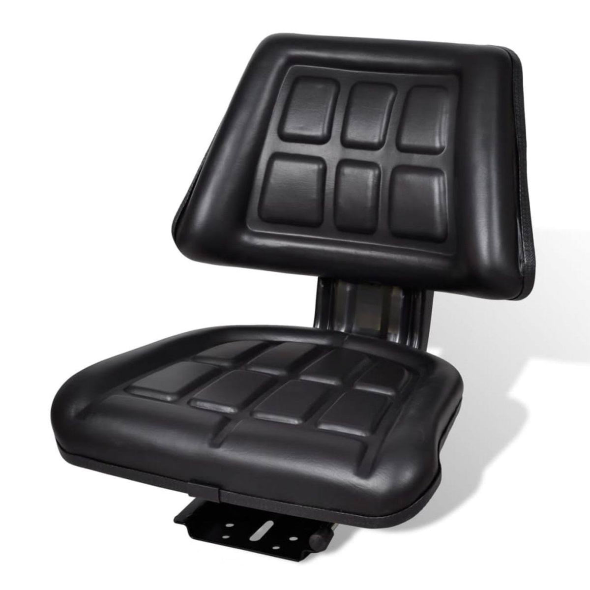 Tractor Seat with Backrest Black K4545