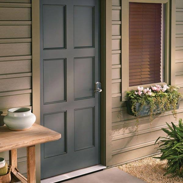 Aged Bronze Touch Entry Door Lever Set with Accent I109