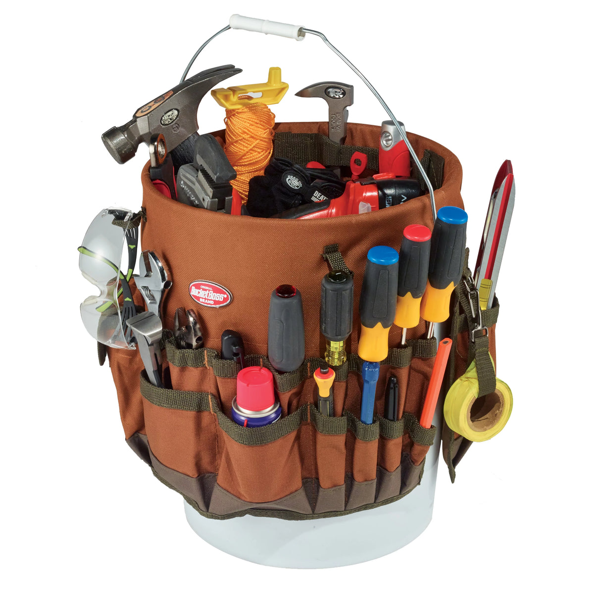 Brown Bucket Tool Organizer N20266
