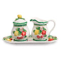 Figural Sugar and Creamer with Tray S361