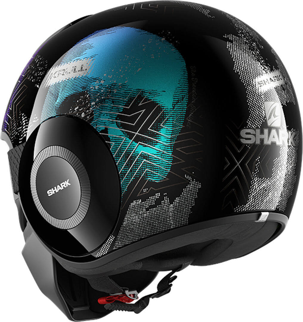 Helmet Street-Drak Krull Black / Green / Glitter - Size L Y1353