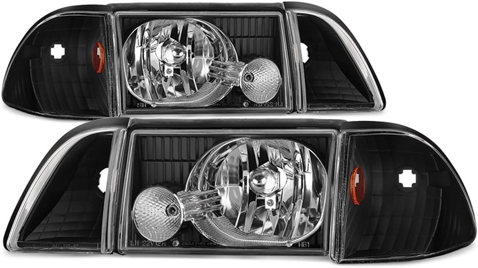Black Headlights with Corner Signal Lights Set C934240