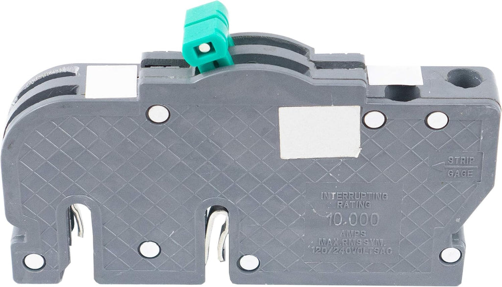 2 Pole 25 Amp Circuit Breaker, Grey, Pack of 2 N753068