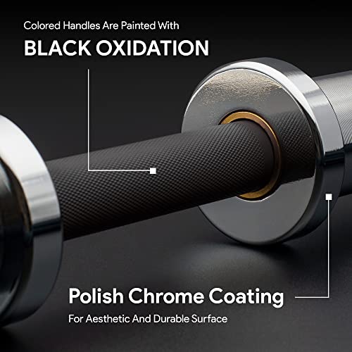 2 Inch Loadable Dumbbell Bar Heavy Duty Handle H671