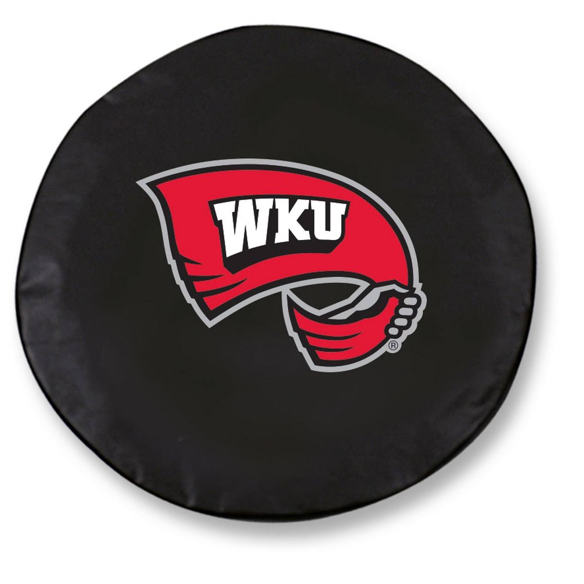 Black Vinyl Fitted Car Tire Cover Y9155