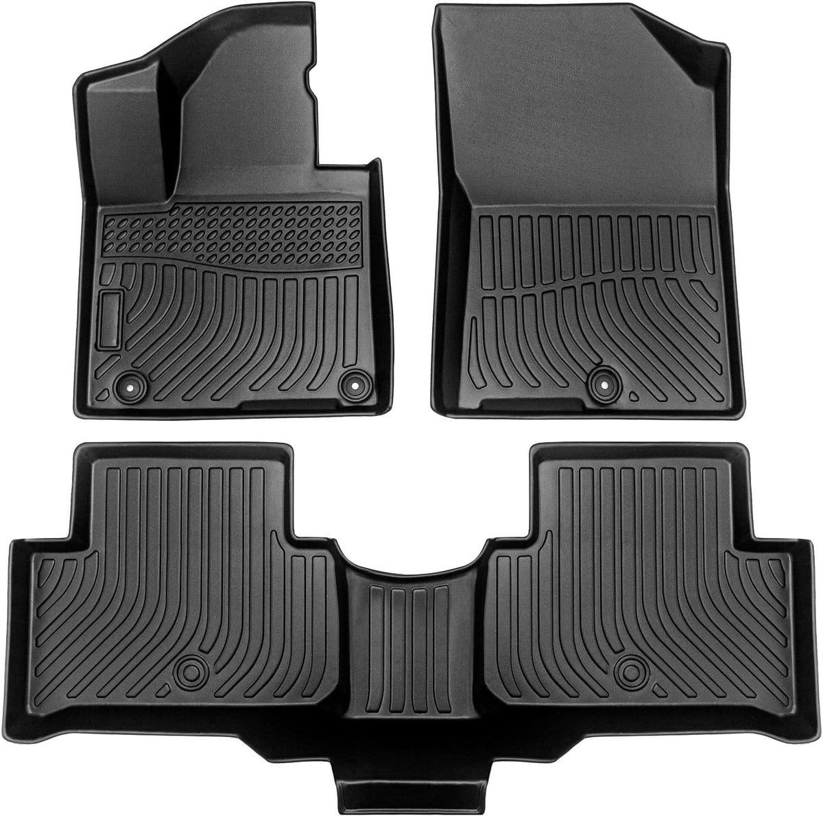All Weather Floor Liners 1st and 2nd Row Mat Liner Set B908737