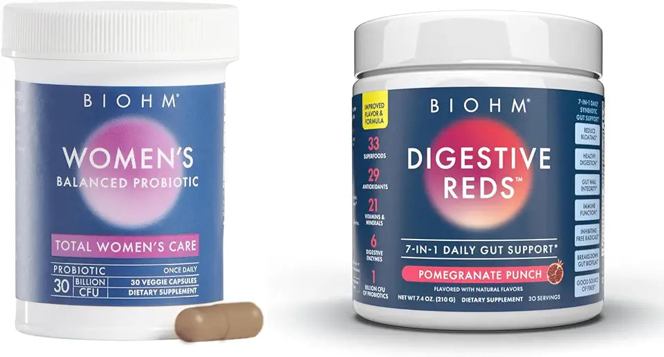 Women's Probiotics 30B CFU & Digestive Reds Powder S3829
