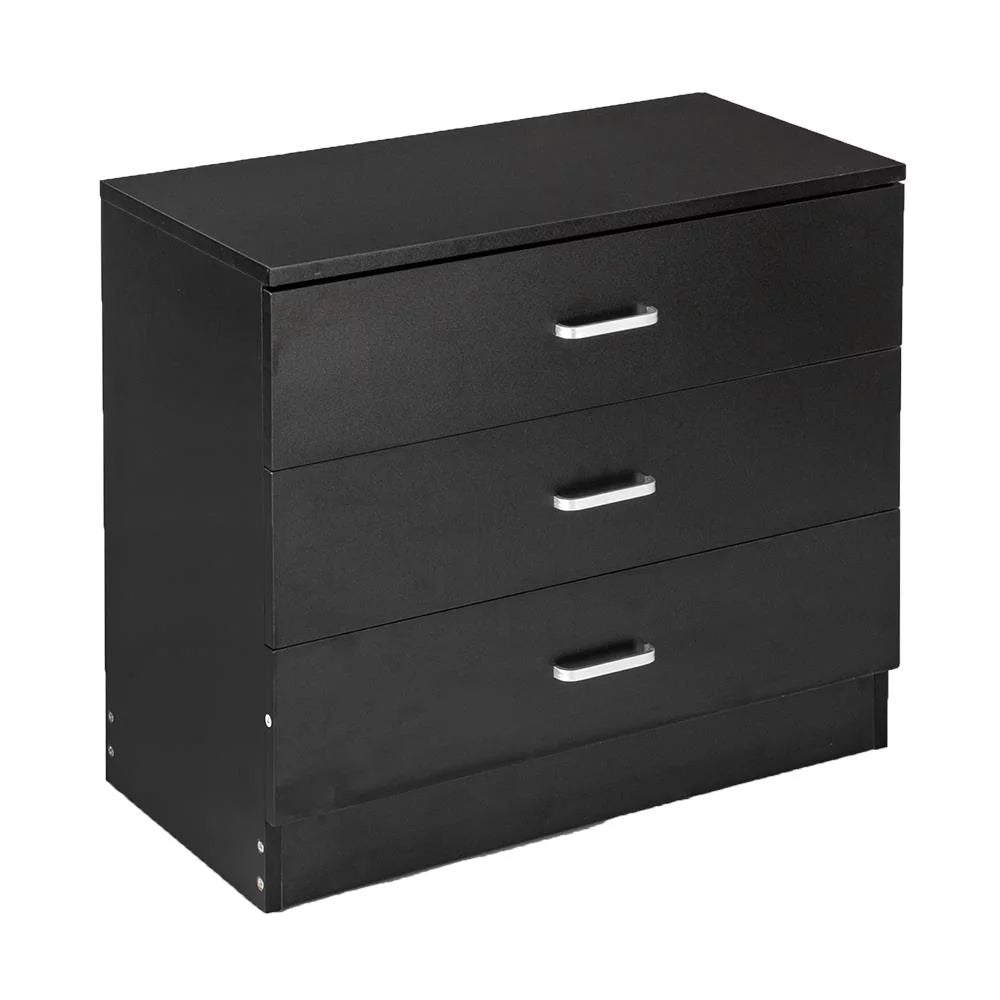 White 3 Drawer Dresser H7054