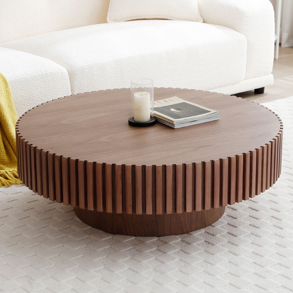 39.37'' Round MDF Coffee Table I1074