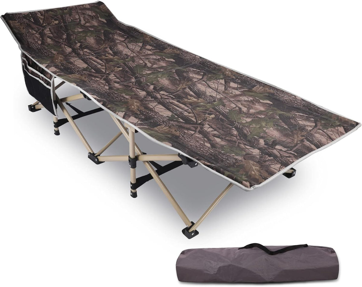 Blue Folding Camping Cot A3911