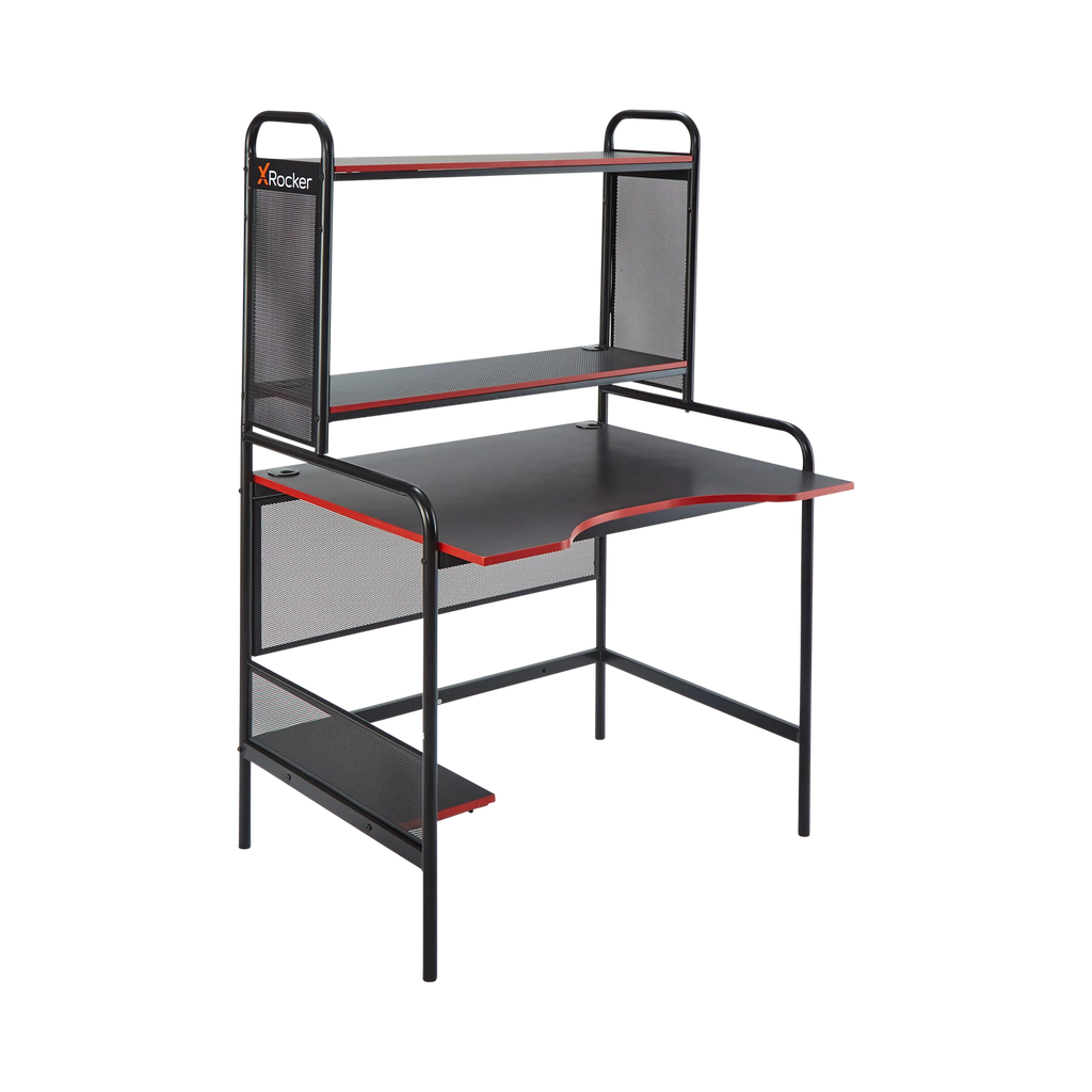 Black/Red Gaming Desk V8687
