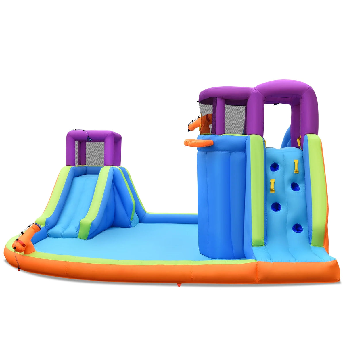 Inflatable Water Slide Bouncer with Climbing Wall M98304