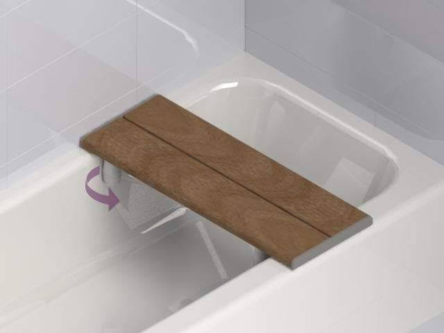 Matte Black Bath Bench U1917