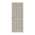 30 in. x 80 in. Desert Sand Painted Right-Hand Textured Molded Composite MDF Single Prehung Interior Door F33135
