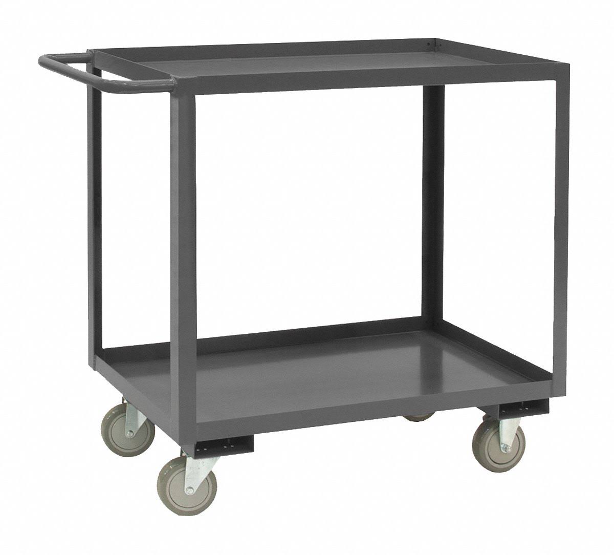 38 in. Rolling Service Cart Gray W8769