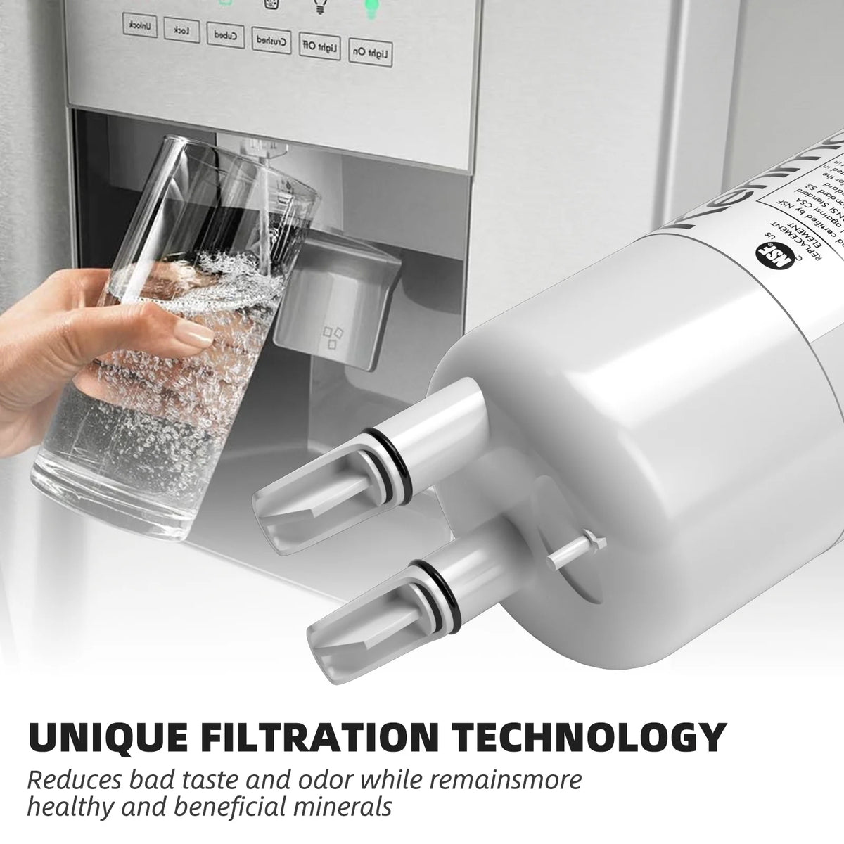4 Pack Refrigerator Water Filter Replacement K9274