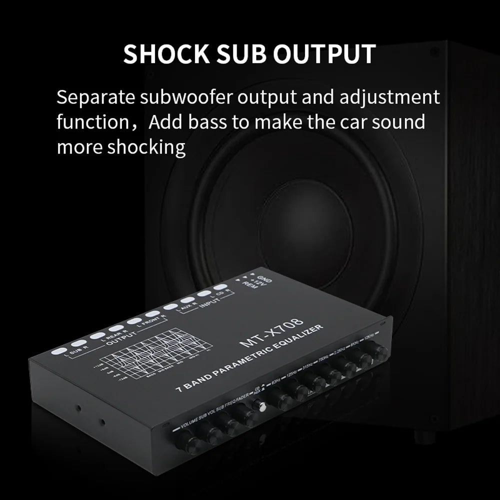 7 Band Car Audio Equalizer Q730727